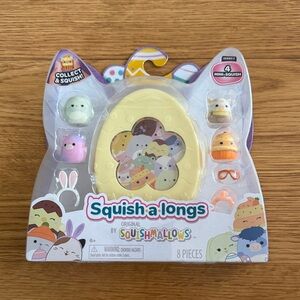 Squishmallows Squish-a-longs Mini Set with Yellow Case series 2